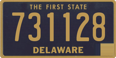 DE license plate 731128