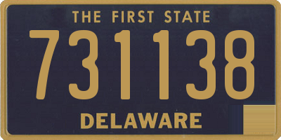 DE license plate 731138