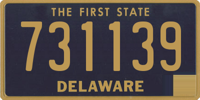 DE license plate 731139