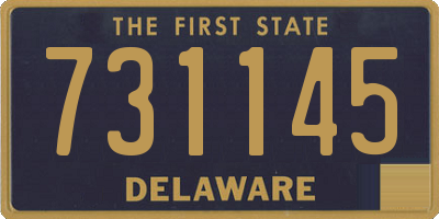 DE license plate 731145