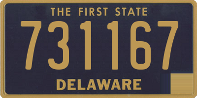 DE license plate 731167