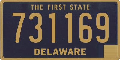 DE license plate 731169