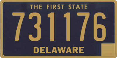 DE license plate 731176