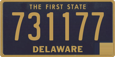 DE license plate 731177
