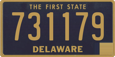 DE license plate 731179