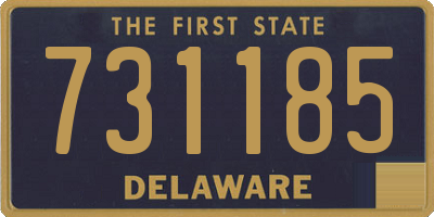DE license plate 731185