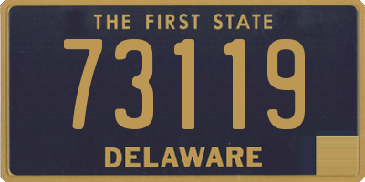 DE license plate 73119