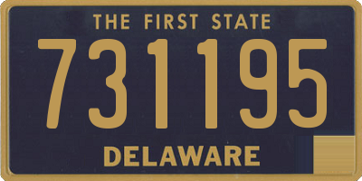 DE license plate 731195