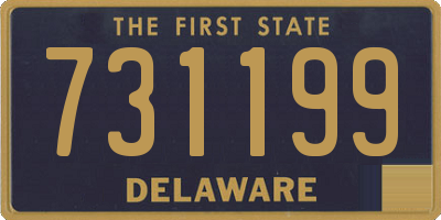 DE license plate 731199