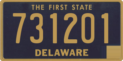 DE license plate 731201