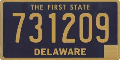DE license plate 731209
