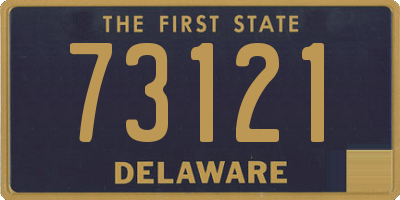 DE license plate 73121