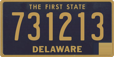 DE license plate 731213