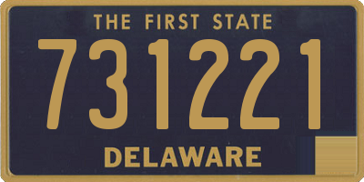 DE license plate 731221