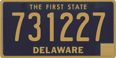 DE license plate 731227