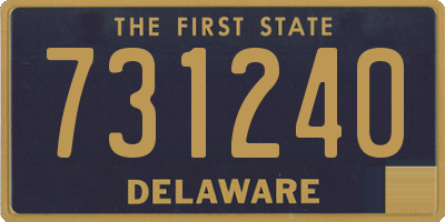 DE license plate 731240