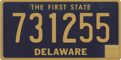 DE license plate 731255