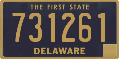 DE license plate 731261
