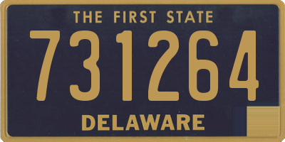 DE license plate 731264