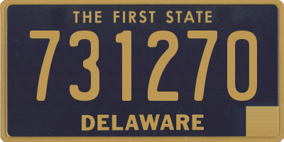 DE license plate 731270