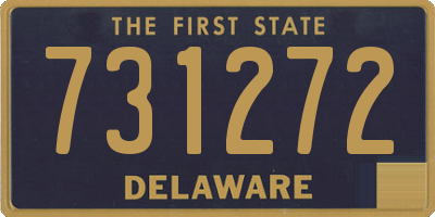 DE license plate 731272