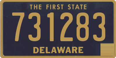 DE license plate 731283