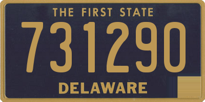 DE license plate 731290
