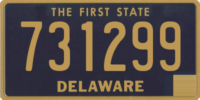 DE license plate 731299