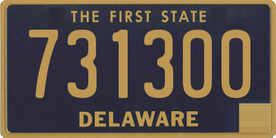 DE license plate 731300