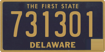 DE license plate 731301