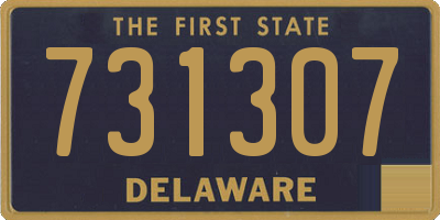 DE license plate 731307