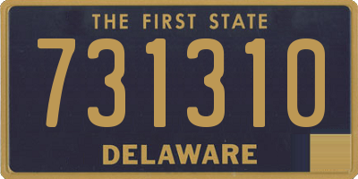 DE license plate 731310