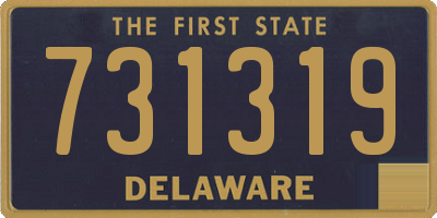 DE license plate 731319
