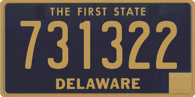 DE license plate 731322