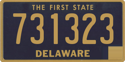 DE license plate 731323
