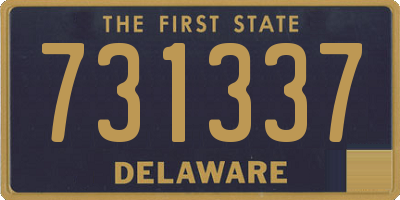 DE license plate 731337