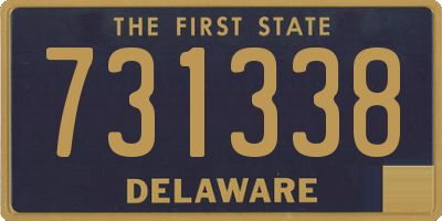 DE license plate 731338