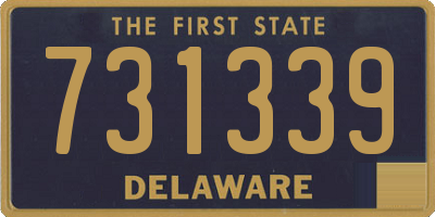 DE license plate 731339