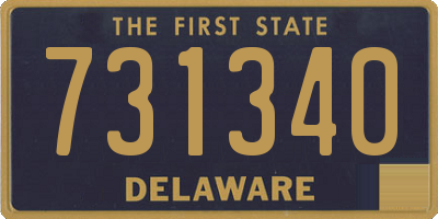 DE license plate 731340