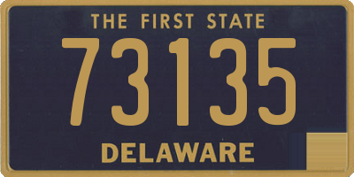 DE license plate 73135