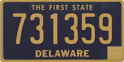 DE license plate 731359