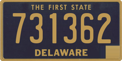 DE license plate 731362