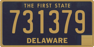 DE license plate 731379