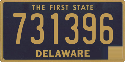 DE license plate 731396
