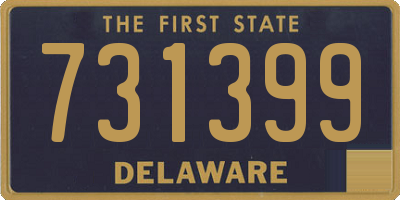 DE license plate 731399