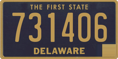 DE license plate 731406