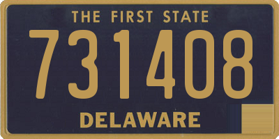 DE license plate 731408