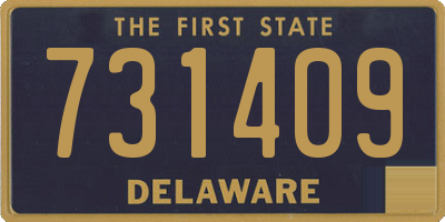 DE license plate 731409
