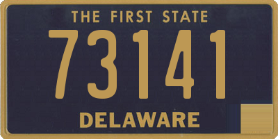 DE license plate 73141