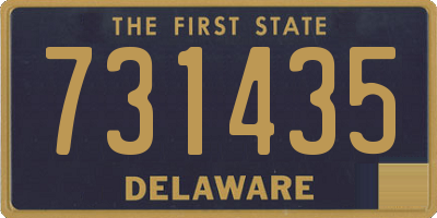 DE license plate 731435